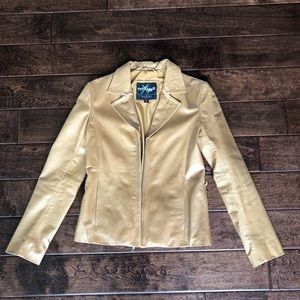 Women’s Tan Leather Jacket